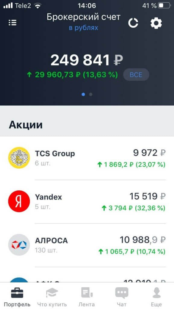 Пример заработка Марины